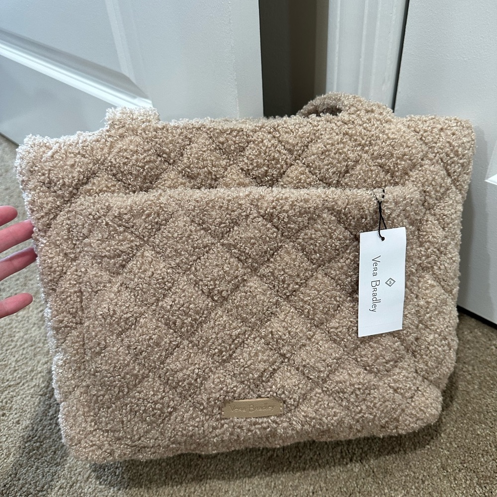 Vera Bradley teddy bag and wallet